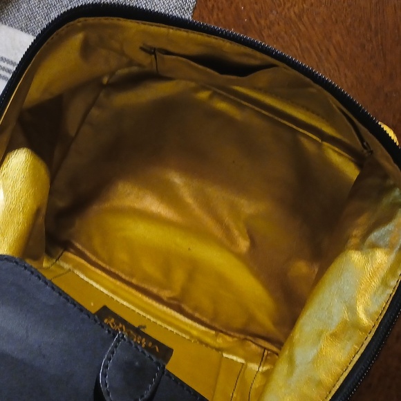 Authentic Gianni Versace Flower Leopard Vanity Hand Bag PVC Leathet - Picture 13 of 16